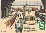 Berliner S-Bahn - Amtlicher Taschenfahrplan 1961 - Nachdruck des letzten Fahrplanheftes der Reichsbahn vor dem Mauerbau. Incl. Berliner S-Bahn Liniennetz 1961