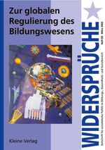 ISBN 9783893703654: Zur globalen Regulierung des Bildungswesens