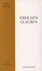 ISBN 9783894114107: Über den Glauben