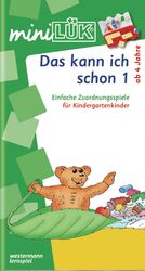 ISBN 9783894143213: miniLÜK - Kindergarten / Vorschule / Das kann ich schon 1: Einfache Zuordnungsspiele für Kindergartenkinder