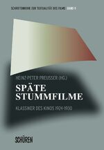 ISBN 9783894729592: Späte Stummfilme - Ästhetische Innovation im Kino 1924–1930.