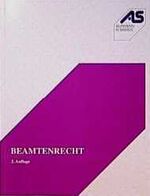 ISBN 9783894761752: Beamtenrecht