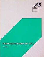 ISBN 9783894762858: Verwaltungsrecht AT 2