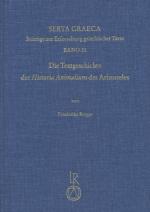 ISBN 9783895004391: Die Textgeschichte der  Historia Animalium  des Aristoteles