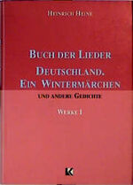 ISBN 9783895080654: Buch der Lieder, Deutschland, Ein Wintermärchen und andere Gedichte. [und] Die Harzreise (2 von 5 Bände) - (Werke 1 und 2).