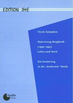 ISBN 9783895640698: Hans - Georg Burghardt  ( 1909 - 1993 )