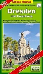 ISBN 9783895910128: Große Radwander- und Wanderkarte Dresden und Umgebung – Ausflüge zwischen Meißen, Moritzburg, Radeberg sowie Pirna, Freital, Rabenau und dem Tharandter Wald. 1:35000