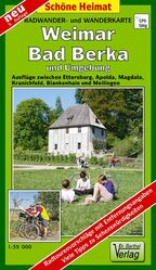 ISBN 9783895910784: Radwander- und Wanderkarte Weimar, Bad Berka und Umgebung - Ausflüge zwischen Ettersburg, Apolda, Magdala, Kranichfeld, Blankenhain und Mellingen. 1:35000