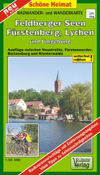 ISBN 9783895911958: Radwander- und Wanderkarte Feldberger Seen, Fürstenberg, Lychen und Umgebung