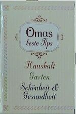 ISBN 9783896043627: Omas Geheimtips Haushalt, Garten, Schönheit und Gesundheit: 3 Bde. im Schuber