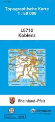 ISBN 9783896371652: TK50 L5710 Koblenz - Topographische Karte 1:50000