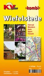 ISBN 9783896416575: Wiefelstede - Gemeindeplan 1:12.500 mit Freizeitkarte 1:25.000 inkl. Radrouten und Anschluss an Westerstede