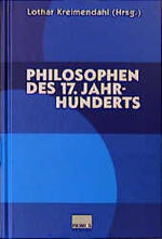 ISBN 9783896781369: Philosophen des 17. Jahrhunderts