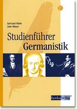 ISBN 9783896941343: Studienführer Germanistik