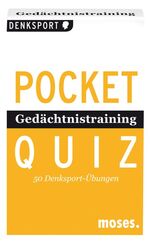 Pocket Quiz Gedächtnistraining - 50 Denksport-Übungen