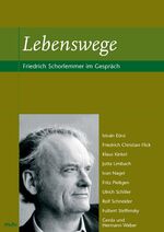 ISBN 9783898122948: Lebenswege 6 – Friedrich Schorlemmer im Gespräch