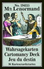 ISBN 9783898756082: Mademoiselle Lenormand Wahrsagekarten, Orakelkarten. Cartomancy Deck, Jeu du destin