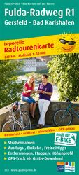 ISBN 9783899203035: Fulda-Radweg, Gersfeld - Hann. Münden – Leporello Radtourenkarte mit Ausflugszielen, Einkehr- & Freizeittipps, wetterfest, reissfest, abwischbar, GPS-genau. 1:50000