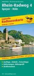 ISBN 9783899203332: Rhein-Radweg 4, Speyer - Köln – Leporello Radtourenkarte mit Ausflugszielen, Einkehr- & Freizeittipps, wetterfest, reissfest, abwischbar, GPS-genau. 1:50000