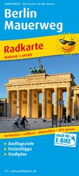 ISBN 9783899205015: Berlin Mauerweg – Radkarte mit Ausflugszielen & Freizeittipps und Stadtplan sowie S- und U-Netz, wetterfest, reissfest, abwischbar, GPS-genau. 1:60000