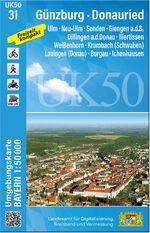 ISBN 9783899339994: UK50-31 Günzburg - Donauried - Ulm, Neu-Ulm, Senden, Giengen a.d.B., Dillingen a.d.Donau, Illertissen, Weißenhorn, Krumbach (Schwaben), Lauingen (Donau), Burgau, Ichenhausen