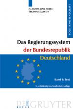 ISBN 9783899491135: Das Regierungssystem der Bundesrepublik Deutschland – Bd 1: Text. Bd 2: Materialien