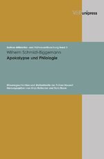 ISBN 9783899713138: Apokalypse und Philologie - Wissensgeschichten und Weltentwürfe der Frühen Neuzeit