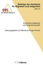 ISBN 9783899713503: Zuwanderungsgesetz und Integrationspolitik