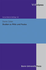 ISBN 9783899716597: Studien zu Philo und Paulus