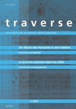 ISBN 9783905315936: Die Macht des Patriziats in Städten Le pouvoir patricien dans les villes | Persistenz und Wandel Persistances et changements | Taschenbuch | Traverse | 144 S. | Deutsch | 2024 | Chronos Verlag