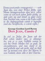 George Gordon Lord Byron, Don Juan, Canto I