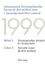 ISBN 9783906762555: Schweizerische Kirchenrechtsquellen - Sources du droit ecclésial suisse- – I: Kantonales Recht/Droit cantonal
