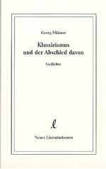 ISBN 9783920591117: Klassizismus und der Abschied davon