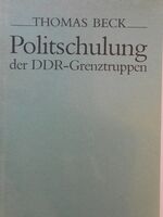 Politschulung der DDR-Grenztruppen