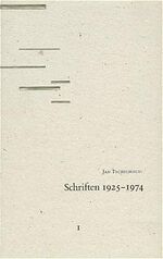 Jan Tschichold: Band 1., 1925 - 1947