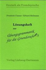 ISBN 9783922989189: Übungsgrammatik für die Grundstufe