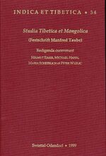 Studia Tibetica et Mongolica