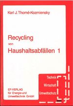 ISBN 9783924511173: Recycling von Haushaltsabfällen 1