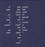 ISBN 9783925599415: Readings & Realisations. 21 pages. sun ra notes & numbers. the family. does bobo sambo expect to hear a sound?