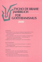 Tycho de Brahe-Jahrbuch für Goetheanismus / Tycho de Brahe-Jahrbuch für Goetheanismus – 2000