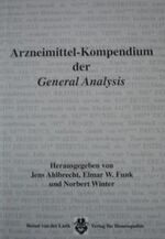 ISBN 9783926836298: Arzneimittelkompendium der General Analysis