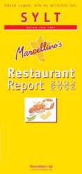 ISBN 9783927232631: Marcellino's Restaurant Report Sylt, Amrum und Föhr 2003/2004 [Broschiert]