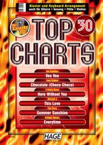 ISBN 9783930159666: Top Charts. Songbook mit professioneller Playback-CD