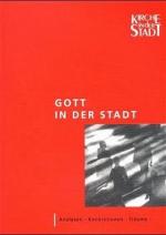 ISBN 9783930826421: Gott in der Stadt - Analysen - Konkretionen - Träume