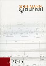 ISBN 9783931878467: Schumann Journal 5/2016