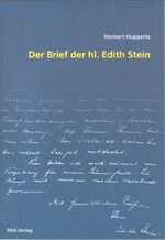 ISBN 9783931992262: Der Brief der hl. Edith Stein – Von der Phänomenologie zur Hermeneutik