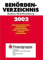 ISBN 9783933875105: Behördenverzeichnis Baden-Württemberg 2002