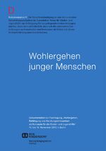 ISBN 9783936085808: Wohlergehen junger Menschen