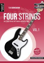 ISBN 9783936807240: Four Strings Vol. 1 - Die E-Bass-Schule mit Online-Unterstützung (inkl. Audio-Download). Bassunterricht für Anfänger. Lehrbuch für E-Bass. Bass lernen. Playalongs.