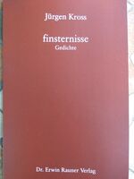 ISBN 9783936905496: finsternisse – Gedichte